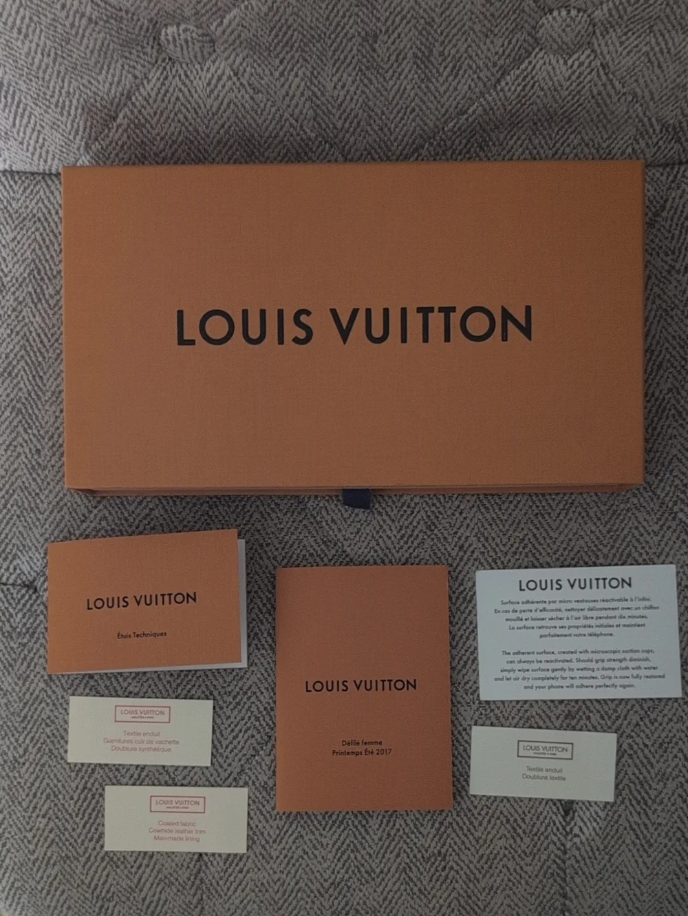 Louis Vuitton Box and Documentation Set